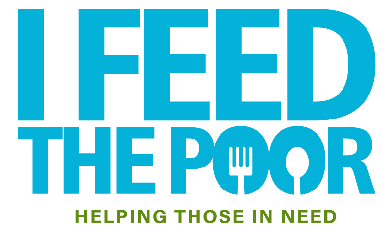 I Feed the Poor Stacked Logo